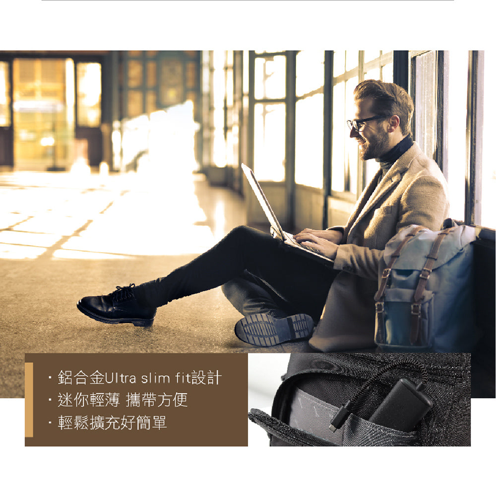 Urban TypeC HUB 二合一轉接器 USB3.2/3.5mm(ACPHC5010100BK-GL)