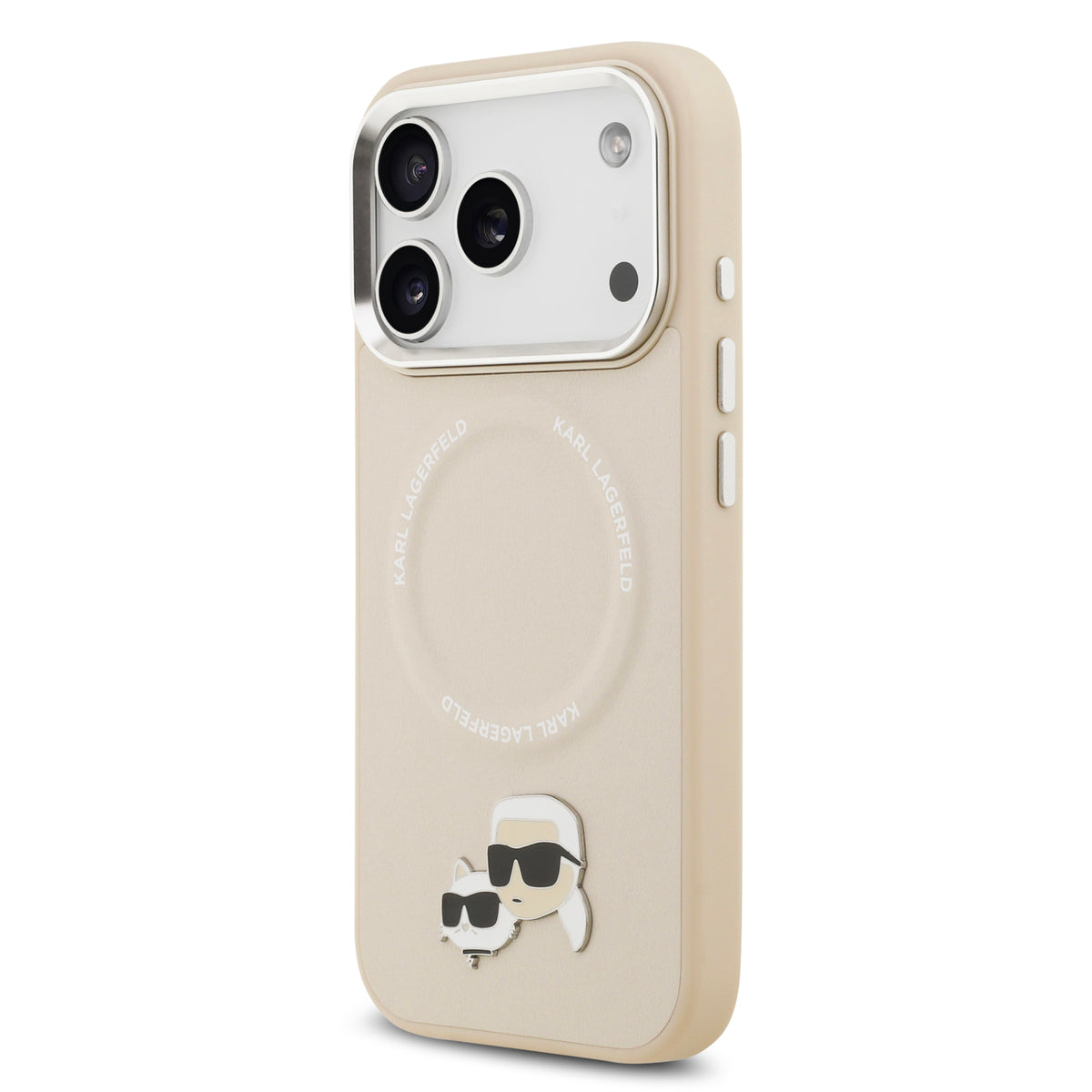 卡爾貓咪PU皮革MAGSAFE手機殼 IP17 Pro(KLHMP17LPSMLRKCE)