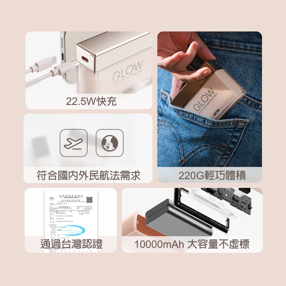 聚光多功能移動電源 粉底液(HE112 粉底液)