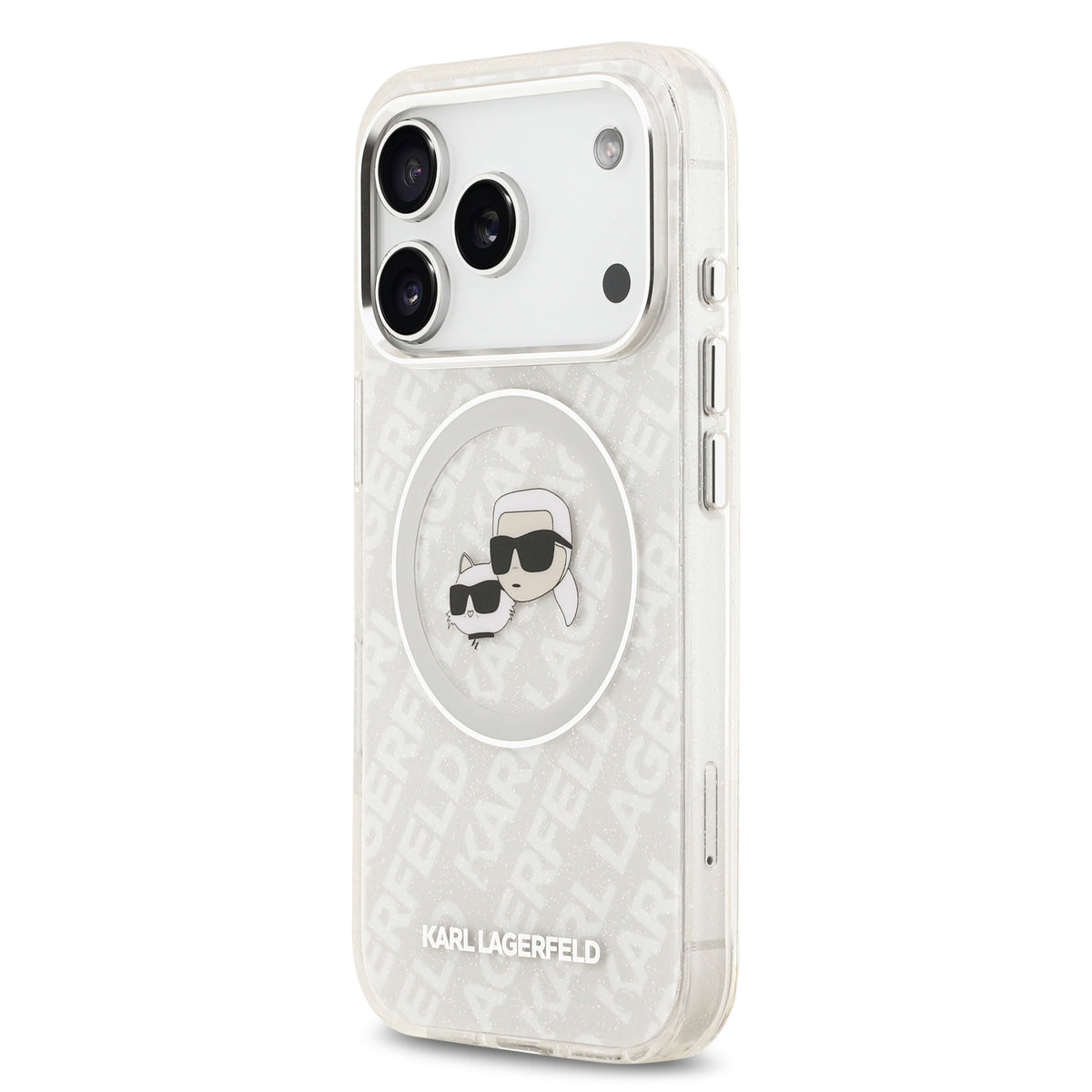 卡爾貓咪IML滿版LOGO MAGSAFE手機殼 IP17 Pro(KLHMP17LHMKBKCHOG)