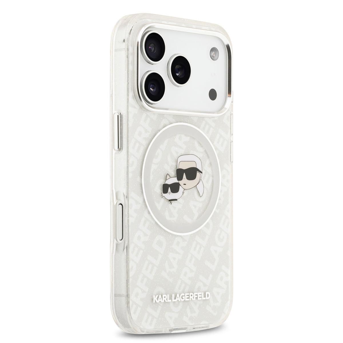 卡爾貓咪IML滿版LOGO MAGSAFE手機殼 IP17 Pro(KLHMP17LHMKBKCHOG)