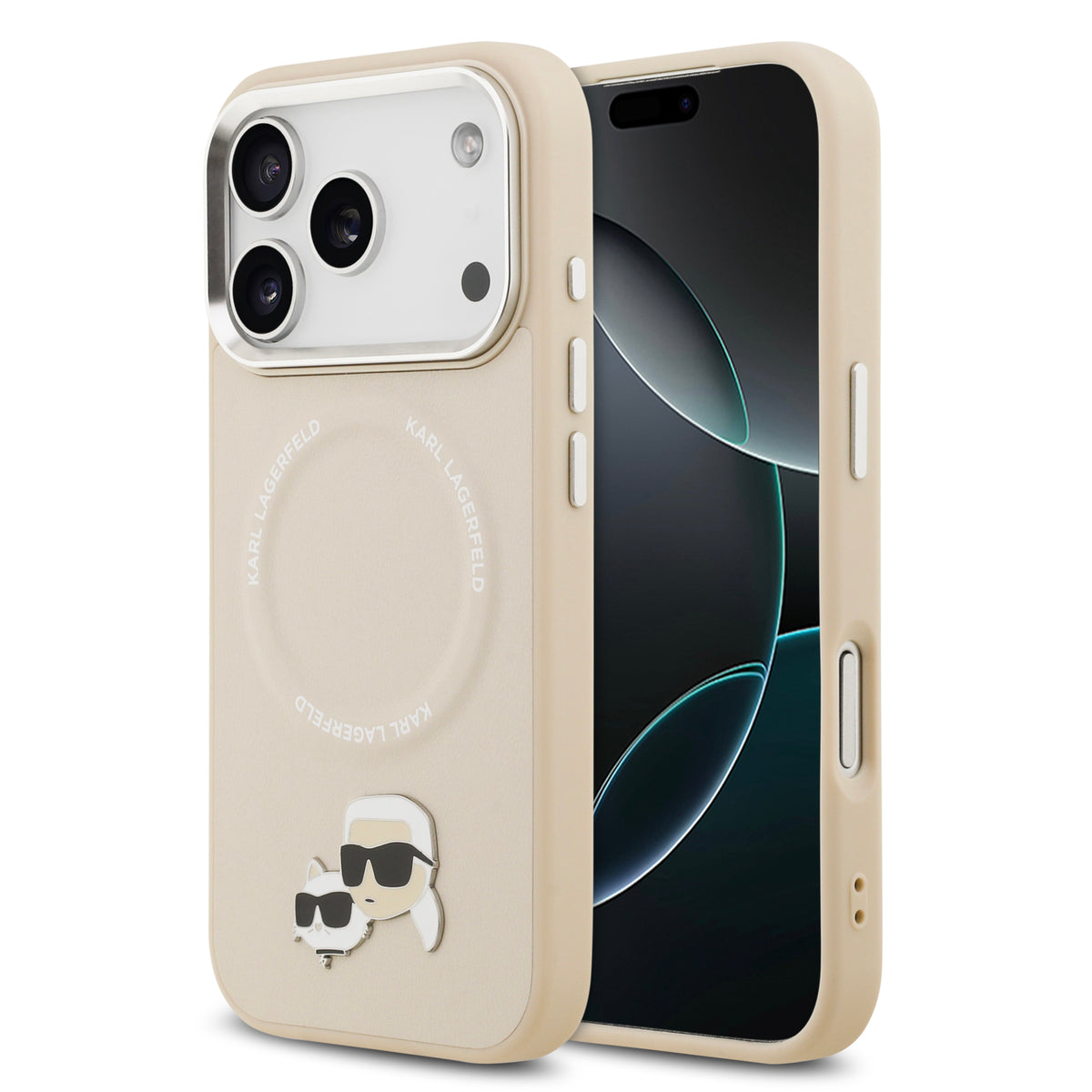 卡爾貓咪PU皮革MAGSAFE手機殼 IP17 Pro(KLHMP17LPSMLRKCE)