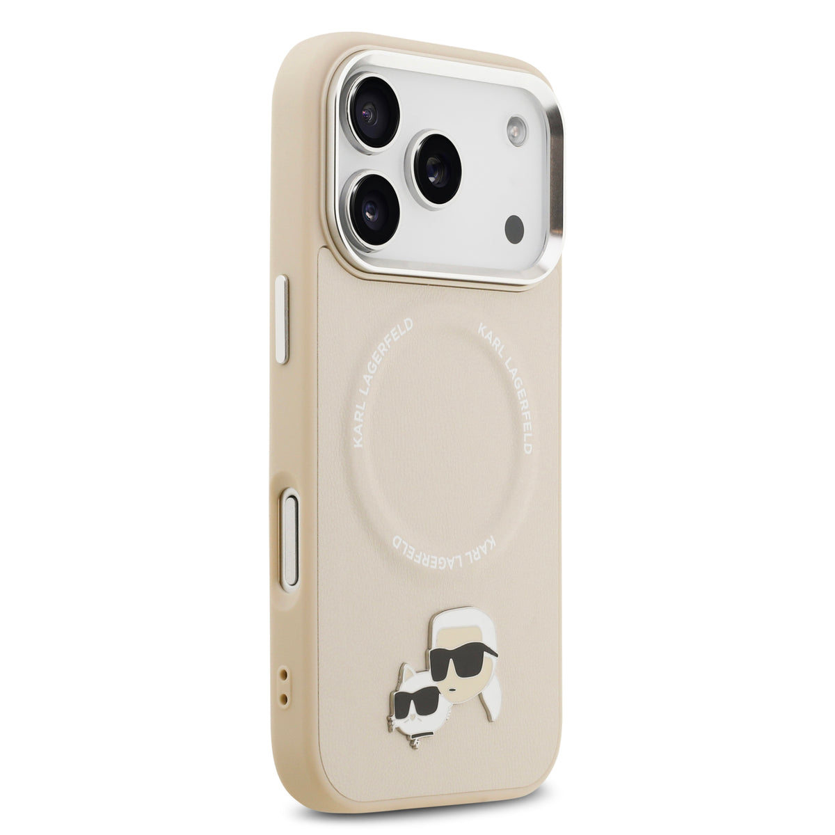卡爾貓咪PU皮革MAGSAFE手機殼 IP17 Pro(KLHMP17LPSMLRKCE)