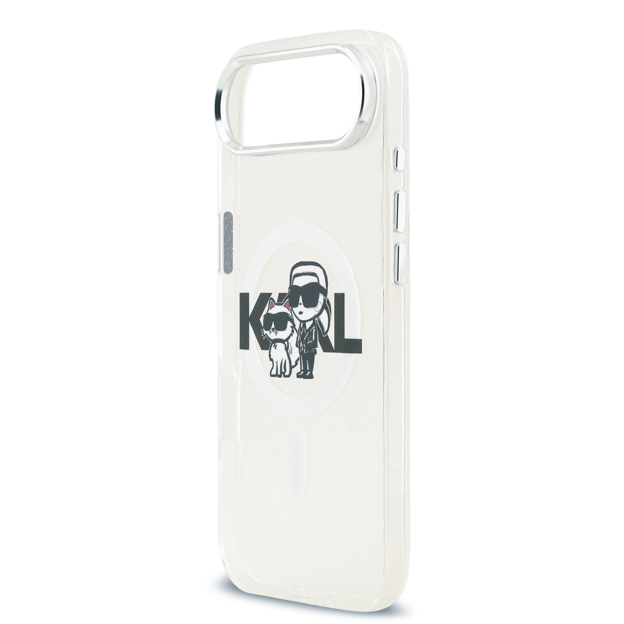 KARL LAGERFELD 卡爾貓咪IML工藝透明MAGSAFE手機殼 IP Air