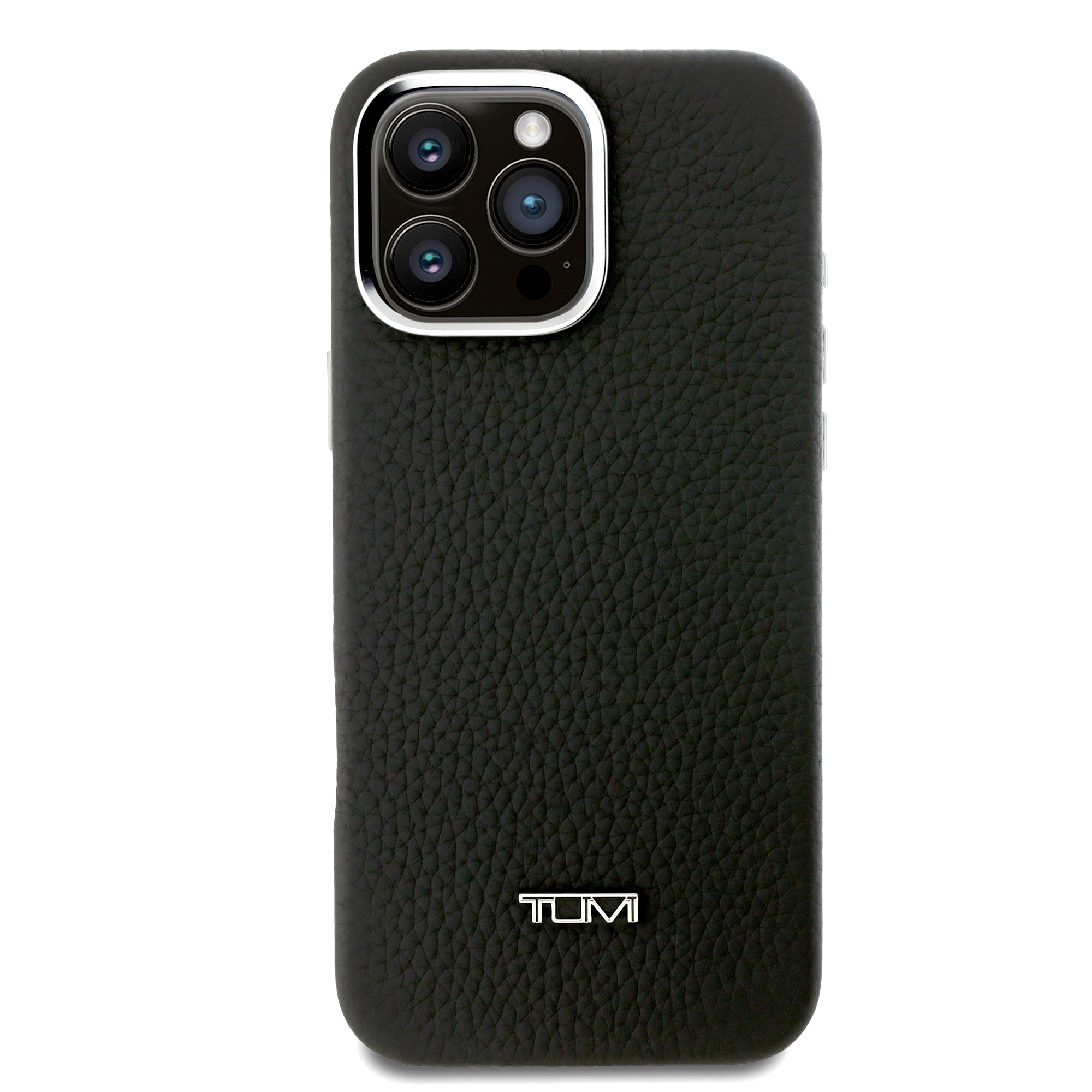 TUMI 紋理真皮MAGSAFE手機殼 IP16 Pro Max