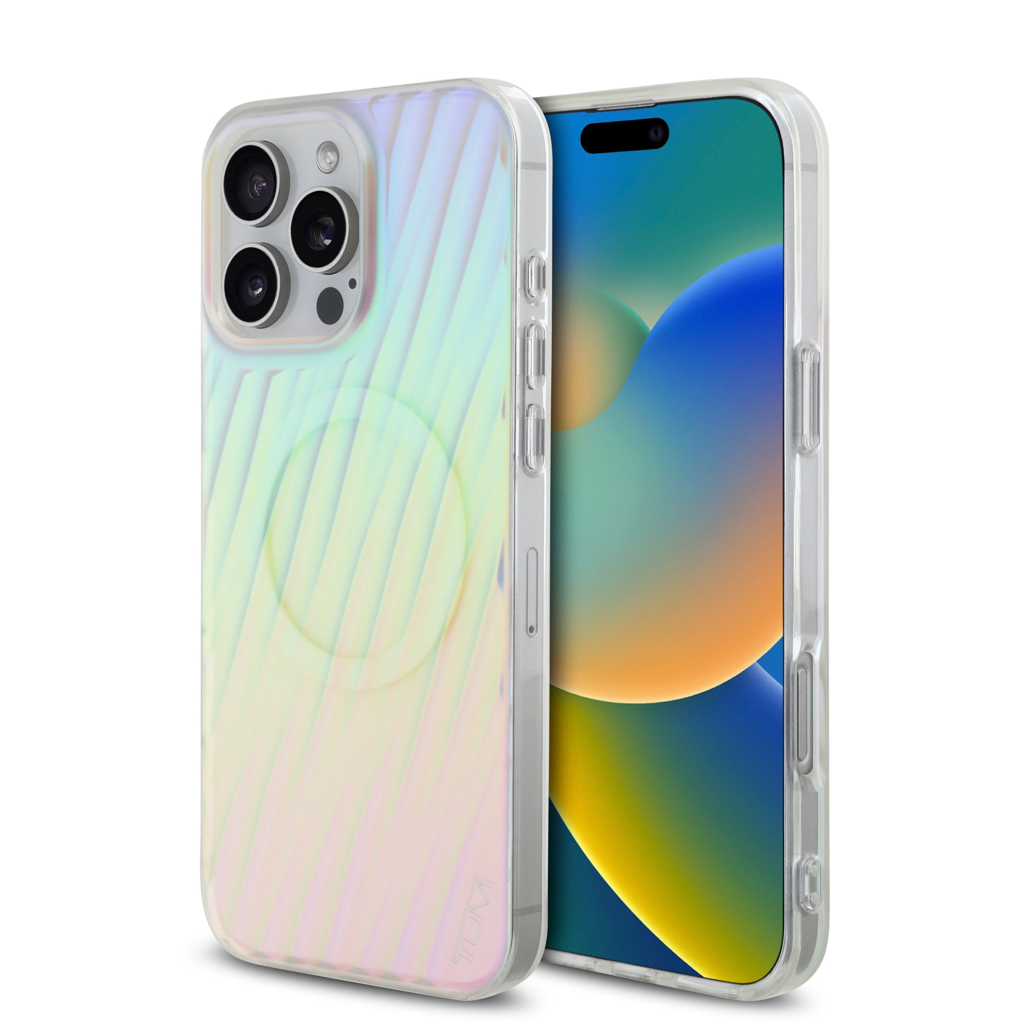 TUMI 透明煥彩斜紋MAGSAFE手機殼 IP16 Pro Max