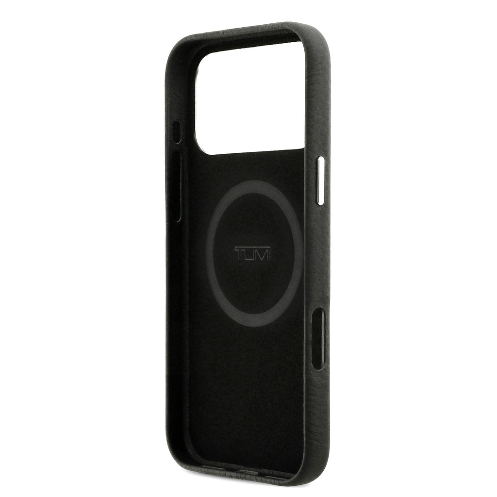 TUMI 紋理真皮MAGSAFE手機殼 iPhone 17系列