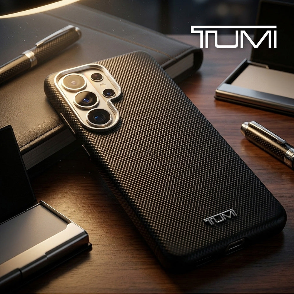 TUMI 彈道皮革磁吸手機殼 Galaxy S26 Plus