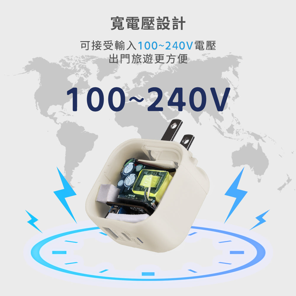 35W GaN氮化鎵極速智能充電器(WA-A18TS2)